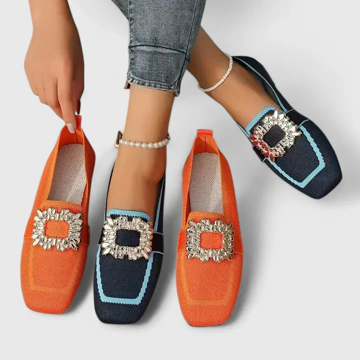 Maisey | Womens Orthopedic Cushioned Comfort Slip On Loafers 6