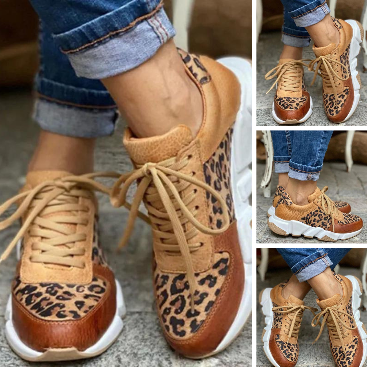 Samantha | Womens Ergonomic Lace Up Cushioned Support Everyday Sneakers 5