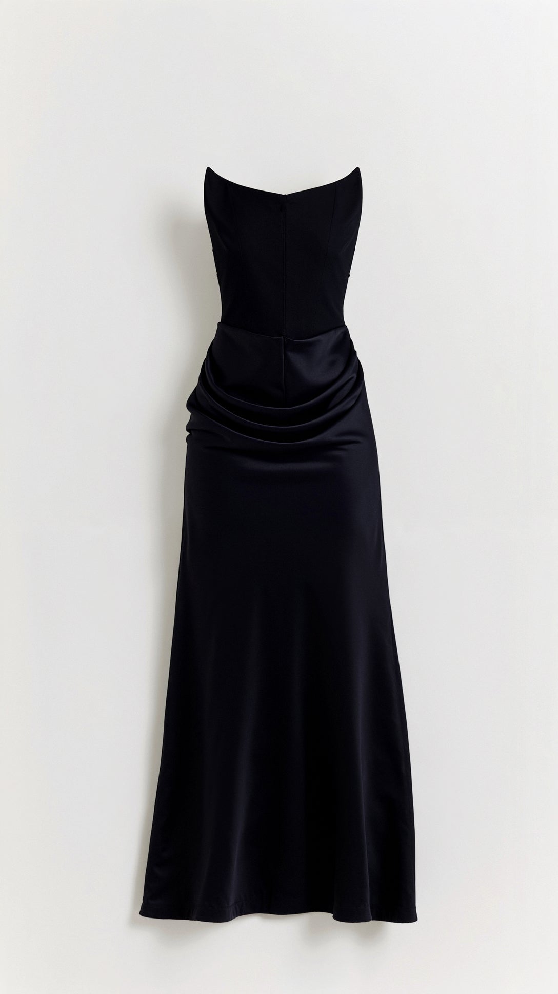 Alice | Womens Wedding Guest Satin Column Sleeveless Fitted Design Maxi Dress 3