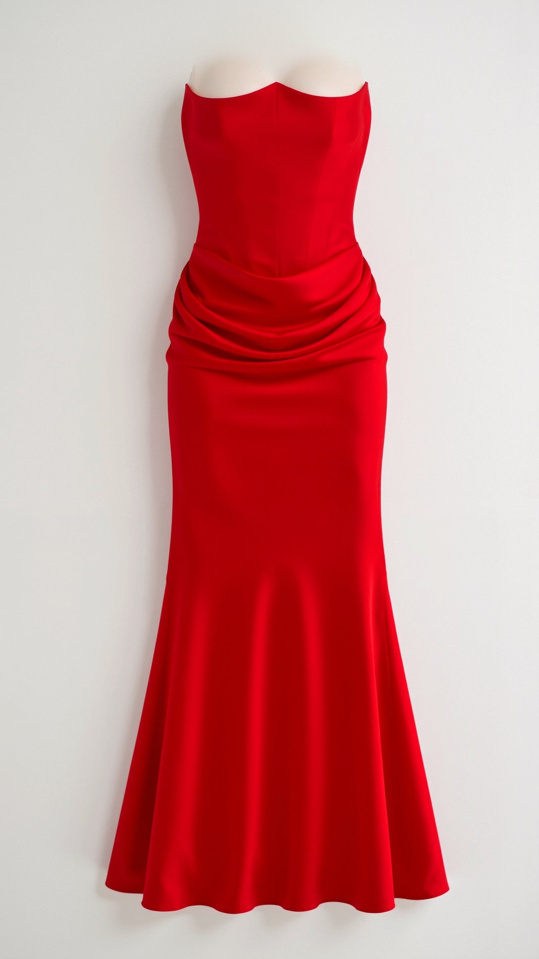 Alice | Womens Wedding Guest Satin Column Sleeveless Fitted Design Maxi Dress 9