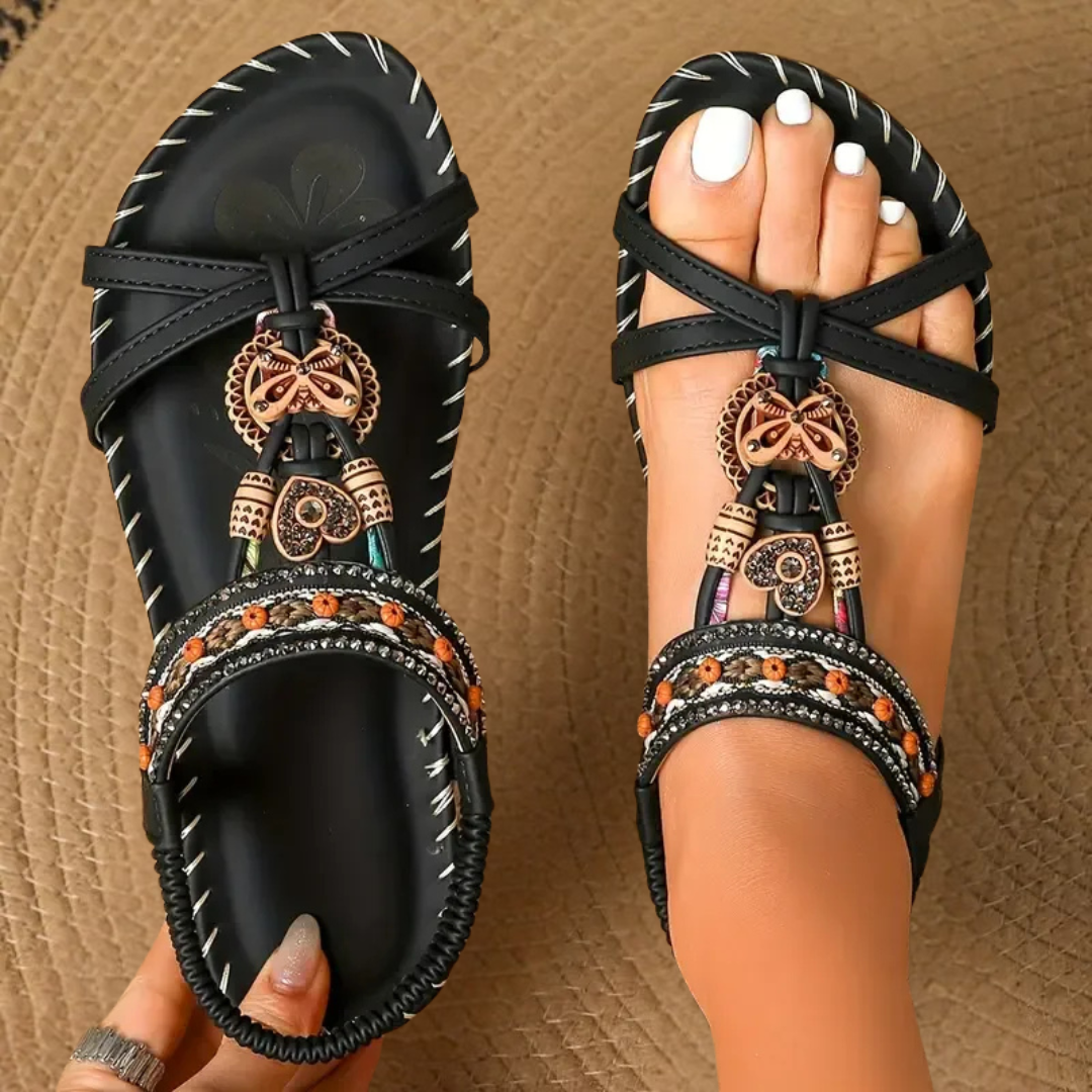 Andy | Women Ibiza Style Sandals Slip On Lightweight Casual Summer Sandals 3