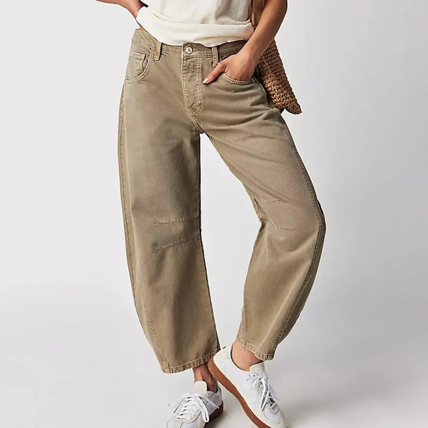 Elara | Women High Waist Wide Leg Relaxed Fit Casual Jeans 1