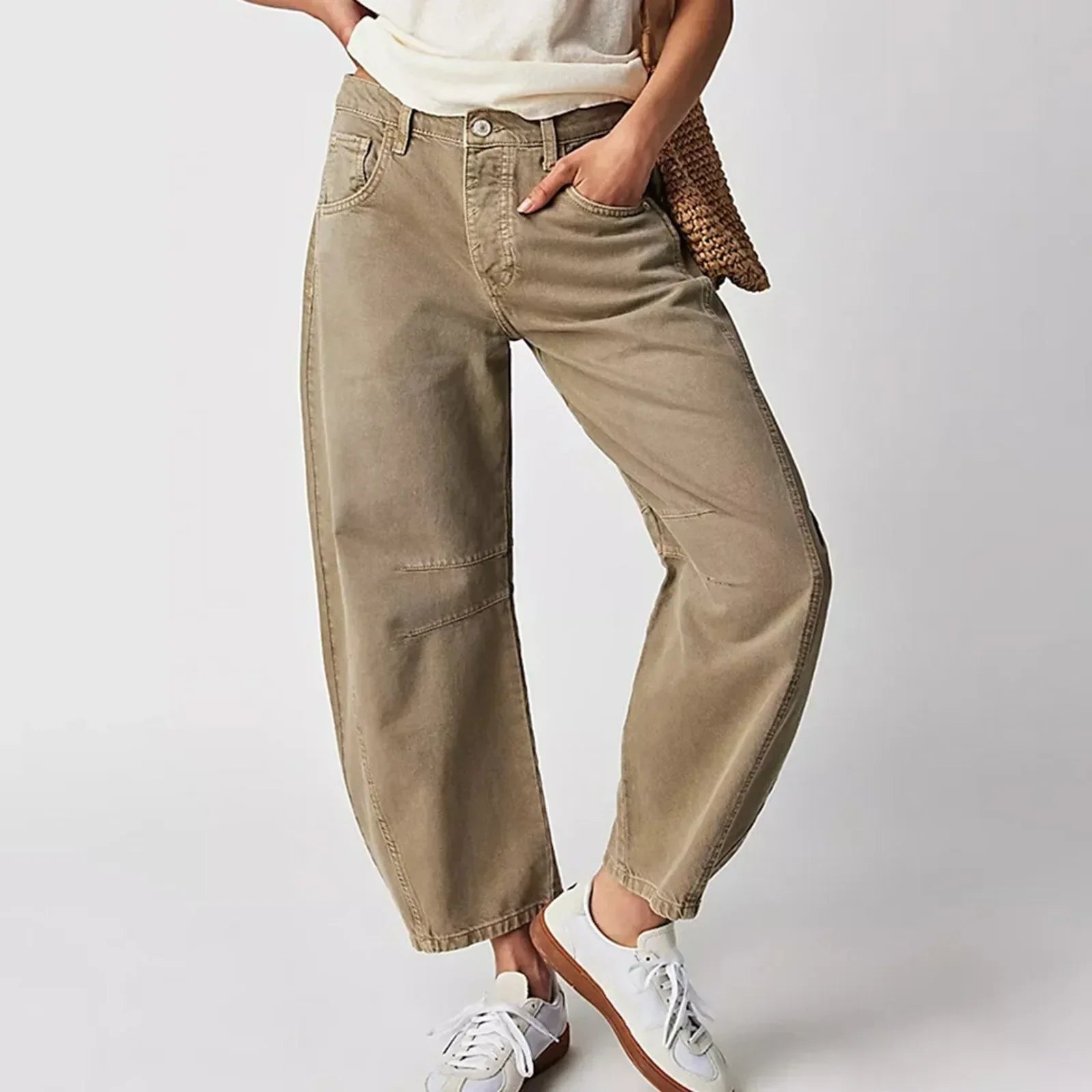 Elara | Women High Waist Wide Leg Relaxed Fit Casual Jeans 1