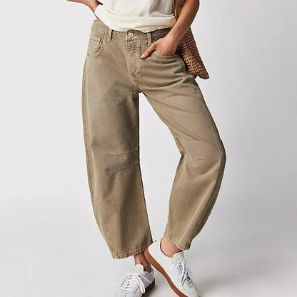 Elara | Women High Waist Wide Leg Relaxed Fit Casual Jeans 1