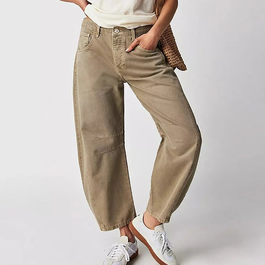 Elara | Women High Waist Wide Leg Relaxed Fit Casual Jeans 1