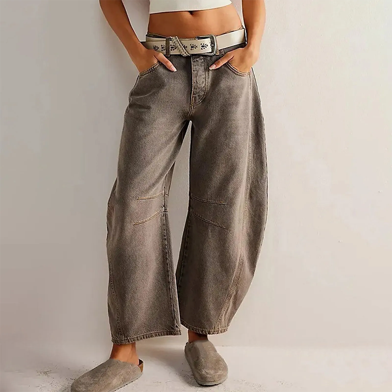 Elara | Women High Waist Wide Leg Relaxed Fit Casual Jeans 3