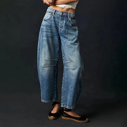 Elara | Women High Waist Wide Leg Relaxed Fit Casual Jeans 6
