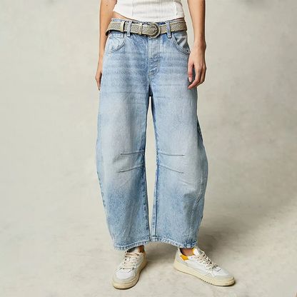 Elara | Women High Waist Wide Leg Relaxed Fit Casual Jeans 7