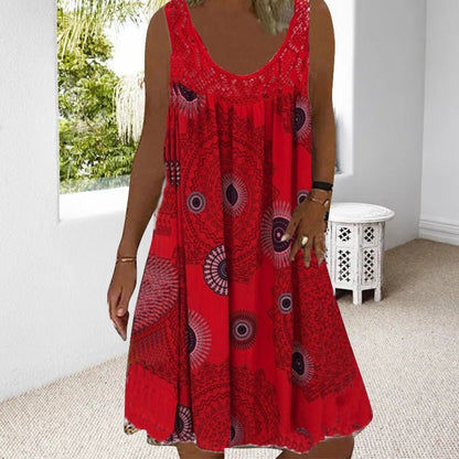 Beach Cotton V-Neck Tiered Maxi Dress | Isla 1