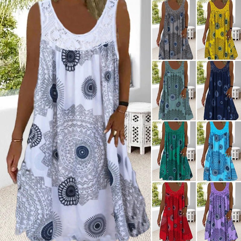 Beach Cotton V-Neck Tiered Maxi Dress | Isla 2