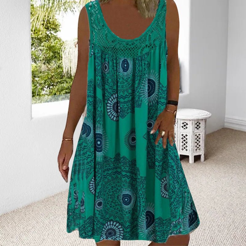 Beach Cotton V-Neck Tiered Maxi Dress | Isla 4