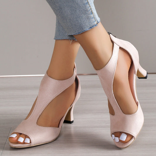 Brielle | Women Heeled Sandals Open Toe Cushioned Elegant Everyday Sandals 1