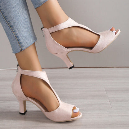 Brielle | Women Heeled Sandals Open Toe Cushioned Elegant Everyday Sandals 2