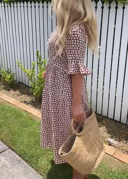 Casual Cotton Relaxed Fit Midi Dress | Mira 2