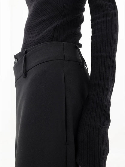 Aria | Women Structured Waist Straight Leg Relaxed Fit Casual Everyday Trousers 8