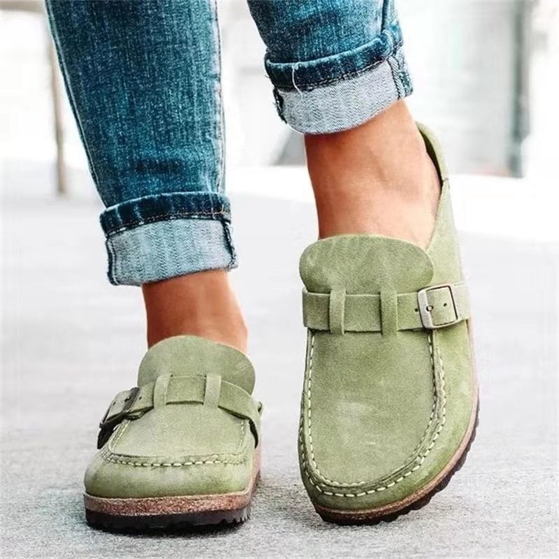 Emily | Women Slip On Loafers Buckle Light Cushioning Casual Footwear 2