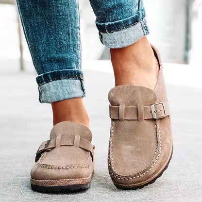 Emily | Women Slip On Loafers Buckle Light Cushioning Casual Footwear 3