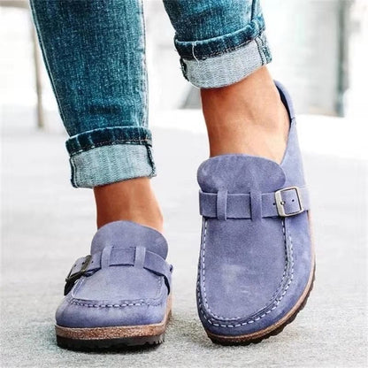 Emily | Women Slip On Loafers Buckle Light Cushioning Casual Footwear 5