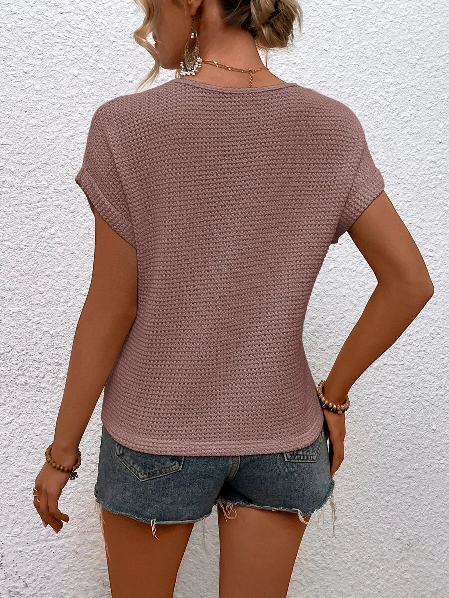 Erida | Womens Casual Loose Fit Round Neck Sleeveless Minimalist Tank Top 4