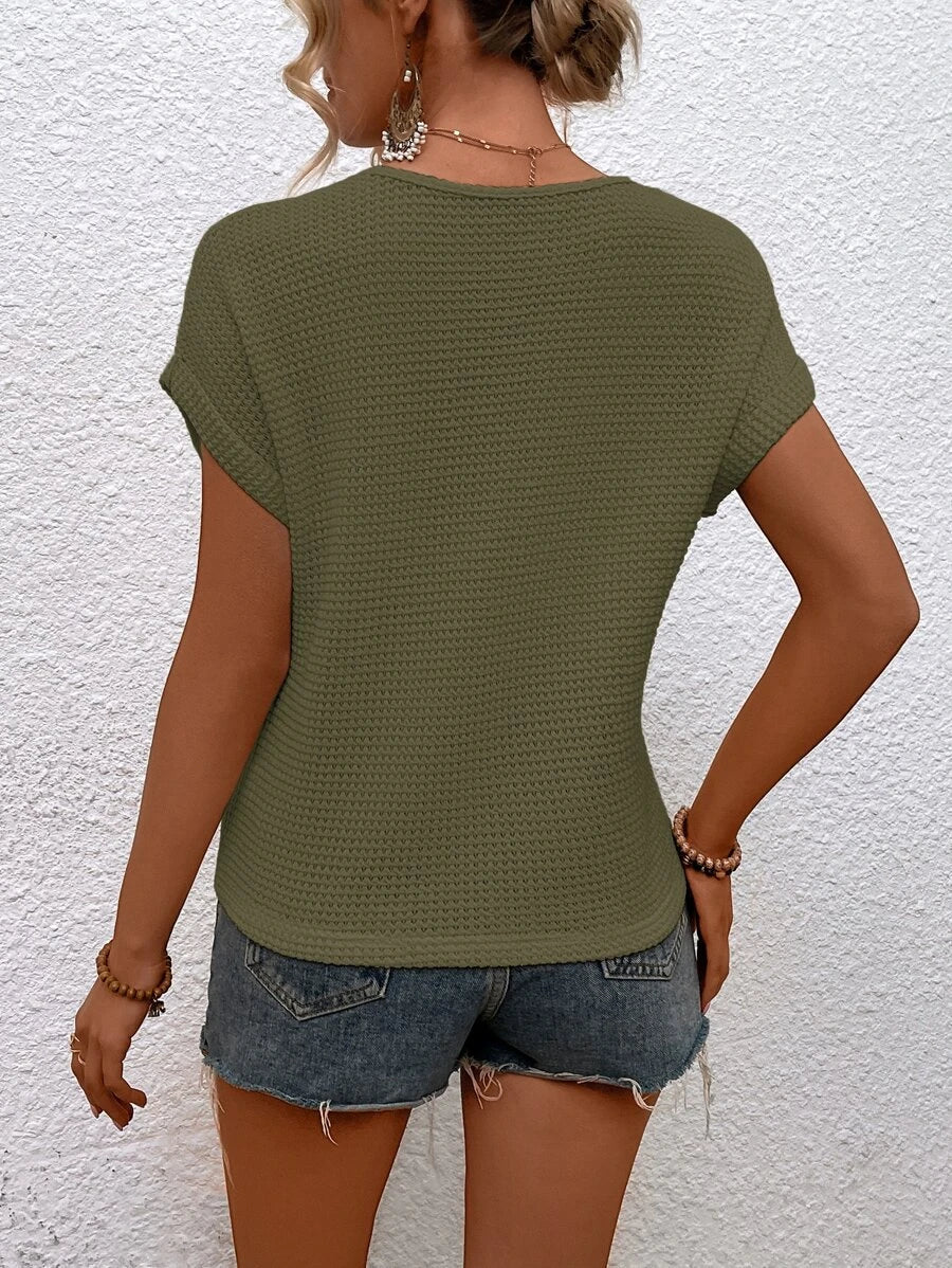 Erida | Womens Casual Loose Fit Round Neck Sleeveless Minimalist Tank Top 7