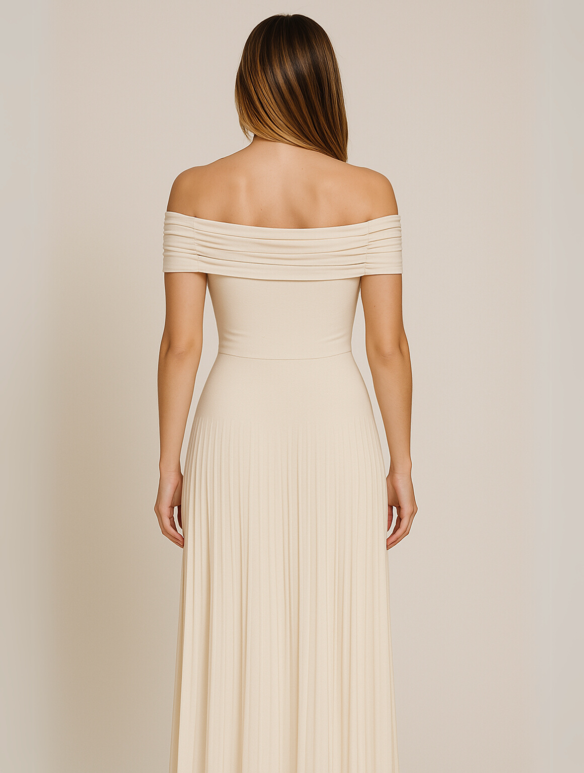 Isabel | Womens Wedding Guest Satin Cowl Neck Sleeveless Fitted Pleated Maxi Dress 3