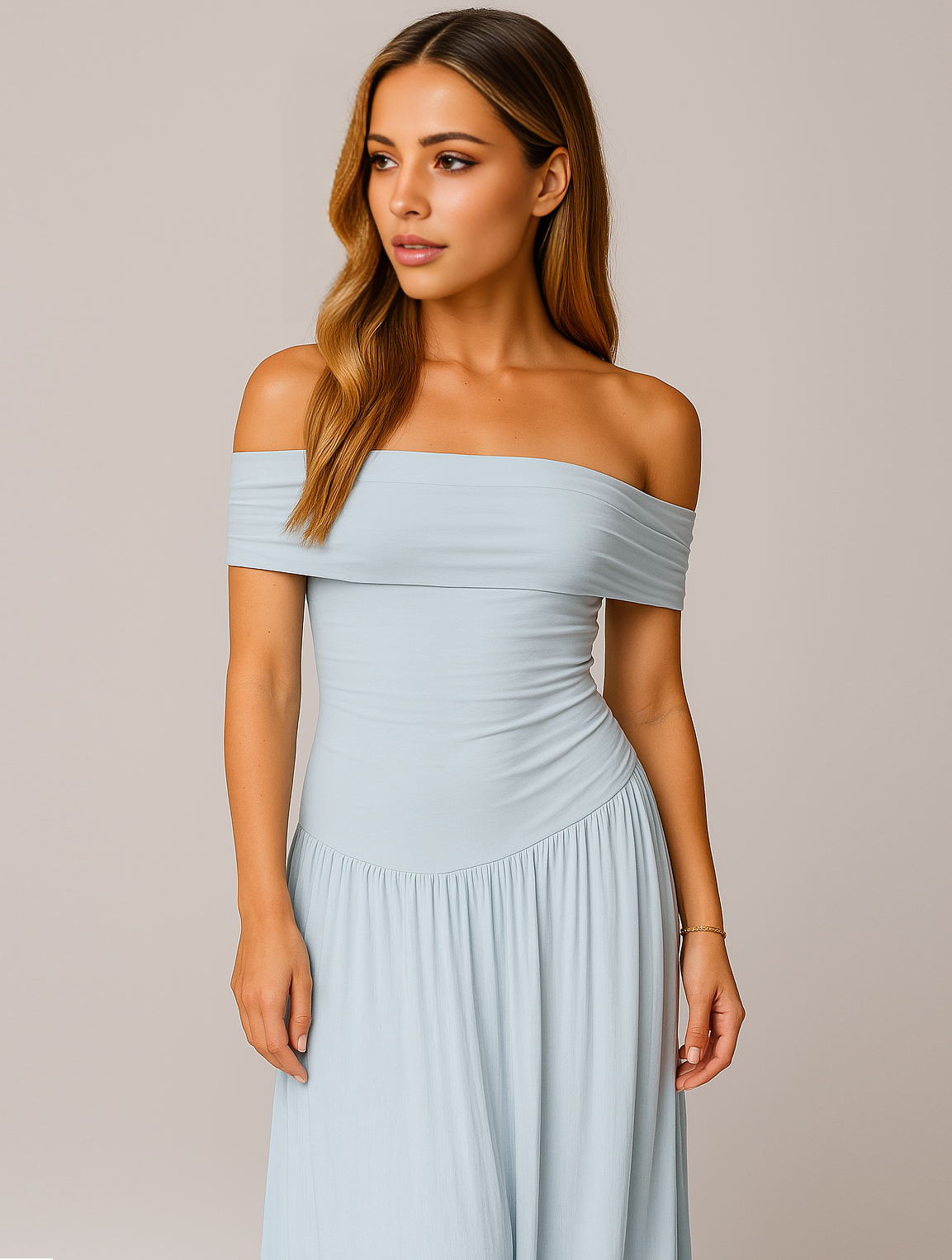 Isabel | Womens Wedding Guest Satin Cowl Neck Sleeveless Fitted Pleated Maxi Dress 6