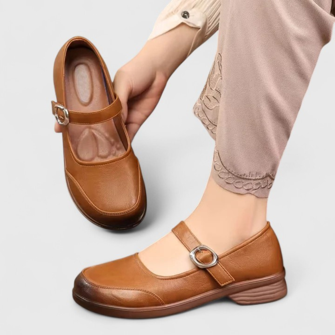 Isabella | Women Heeled Sandals Buckle Rounded Toe Casual Elegant Sandals 2
