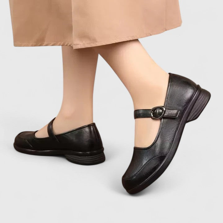 Isabella | Women Heeled Sandals Buckle Rounded Toe Casual Elegant Sandals 3