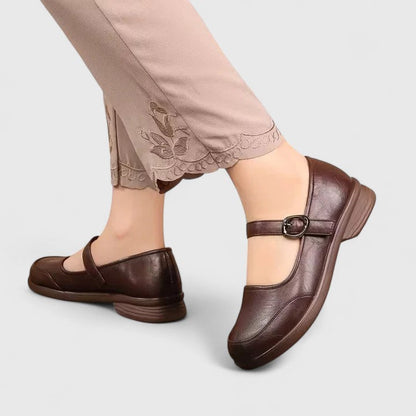Isabella | Women Heeled Sandals Buckle Rounded Toe Casual Elegant Sandals 5