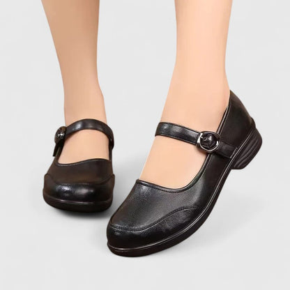 Isabella | Women Heeled Sandals Buckle Rounded Toe Casual Elegant Sandals 6
