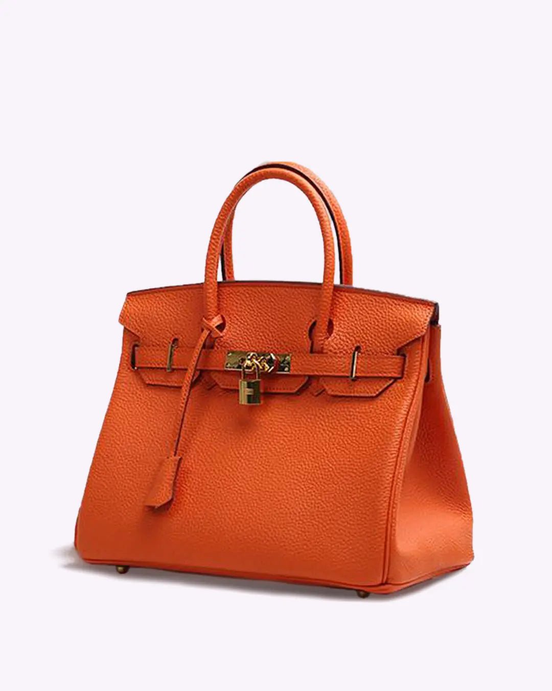 Isabella | Women's Formal Elegant Vegan Leather Structured Satchel Purse 10