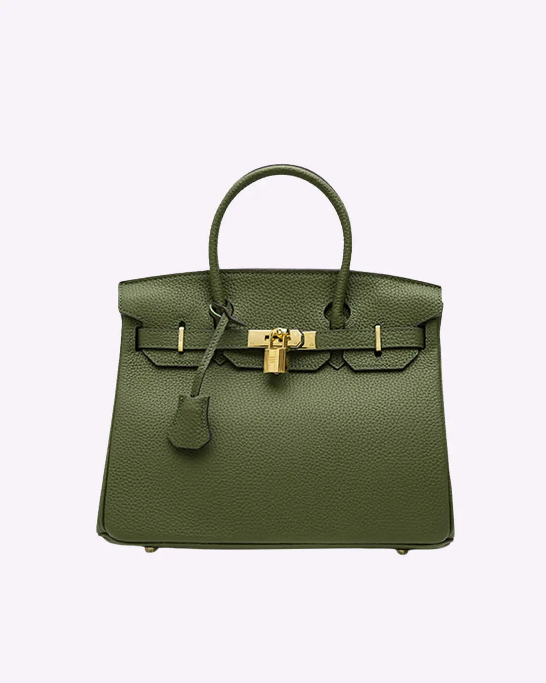 Isabella | Women's Formal Elegant Vegan Leather Structured Satchel Purse 12