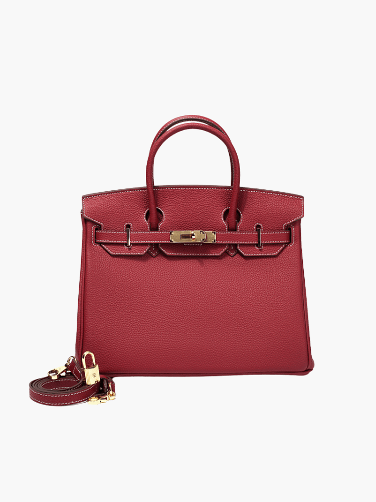 Isabella | Women's Formal Elegant Vegan Leather Structured Satchel Purse 2