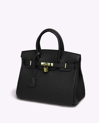 Isabella | Women's Formal Elegant Vegan Leather Structured Satchel Purse 4
