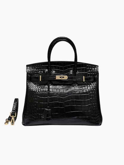 Isabella | Women's Formal Elegant Vegan Leather Structured Satchel Purse 6