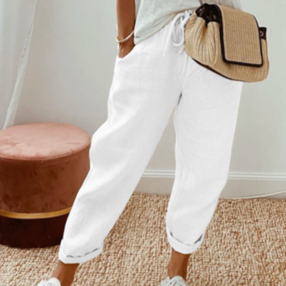Elara | Women High Waist Straight Leg Casual Fit Full Length Pants 4