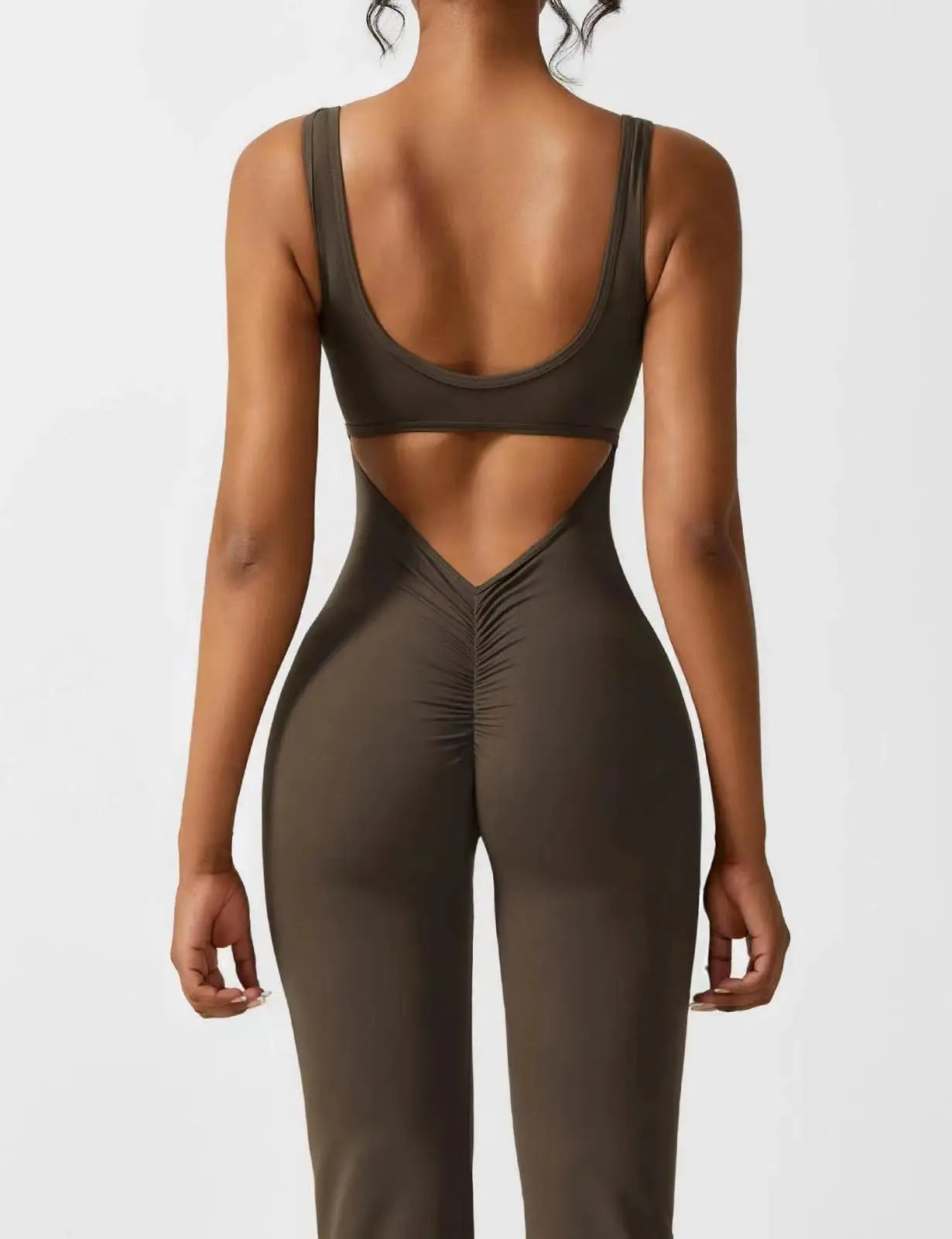 Livia | Women Flared Jumpsuit Slim Fit Racerback Elegant Design 9