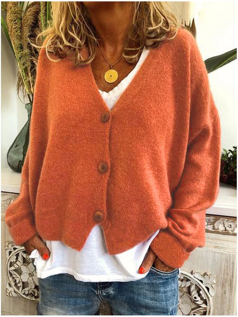Livia | Women Longline Open Front Chunky Knit Cardigan Long Sleeve Minimal Design 1