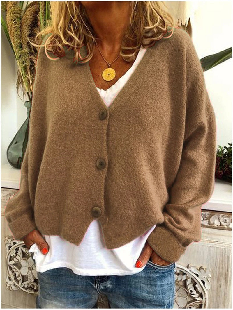 Livia | Women Longline Open Front Chunky Knit Cardigan Long Sleeve Minimal Design 2