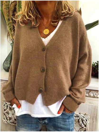 Livia | Women Longline Open Front Chunky Knit Cardigan Long Sleeve Minimal Design 2