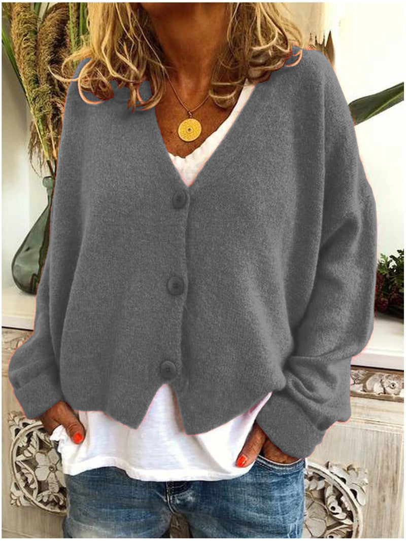 Livia | Women Longline Open Front Chunky Knit Cardigan Long Sleeve Minimal Design 15