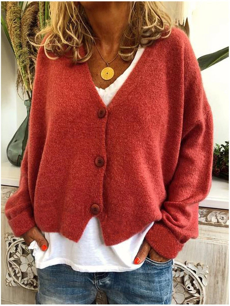 Livia | Women Longline Open Front Chunky Knit Cardigan Long Sleeve Minimal Design 4