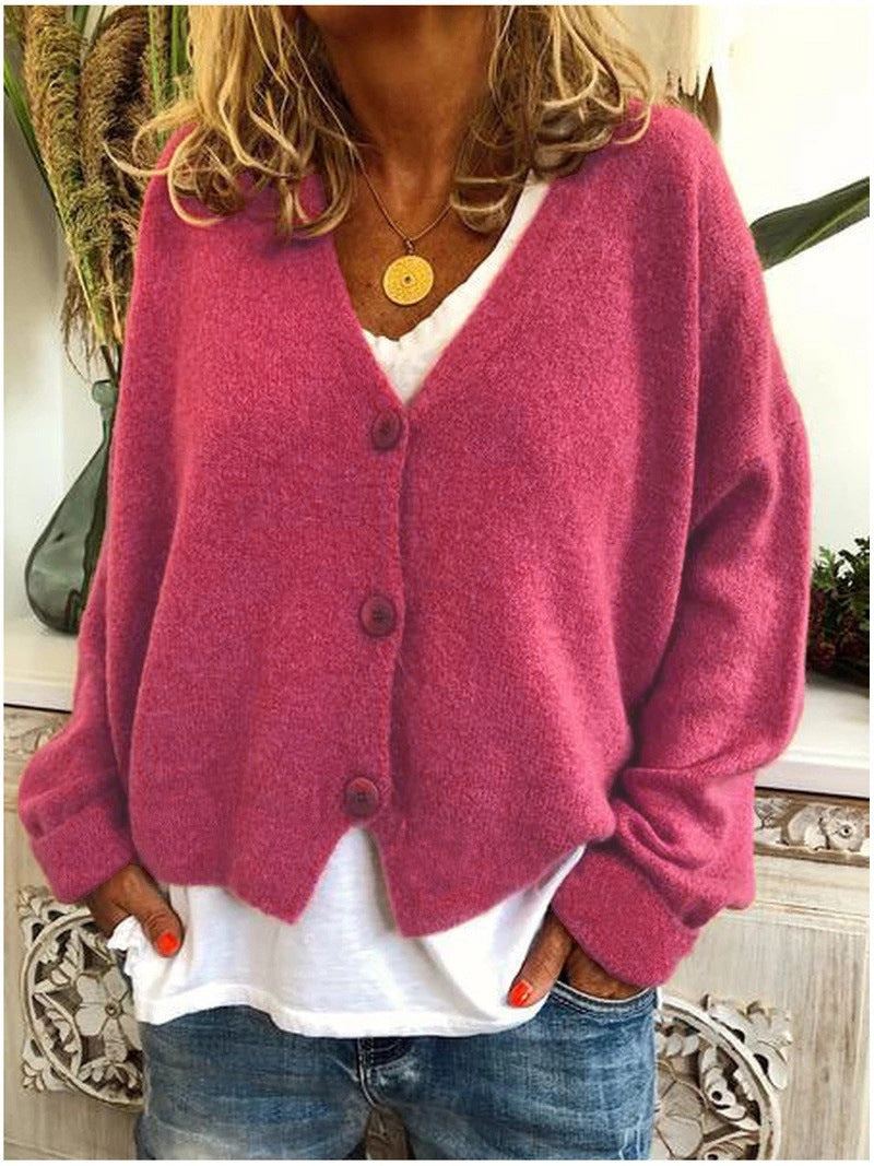 Livia | Women Longline Open Front Chunky Knit Cardigan Long Sleeve Minimal Design 6