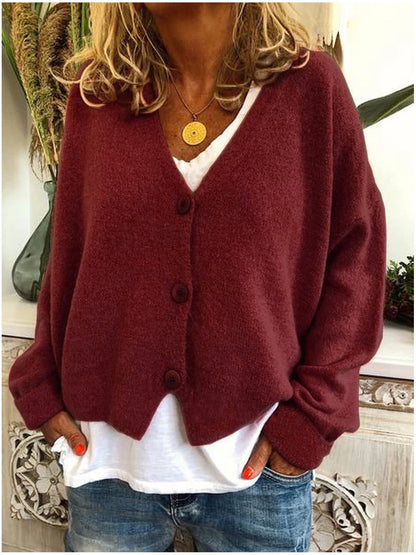 Livia | Women Longline Open Front Chunky Knit Cardigan Long Sleeve Minimal Design 8