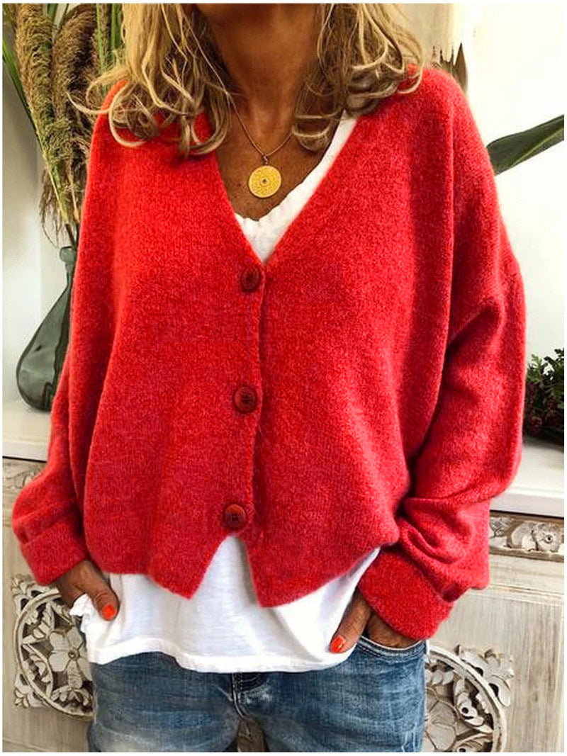 Livia | Women Longline Open Front Chunky Knit Cardigan Long Sleeve Minimal Design 9
