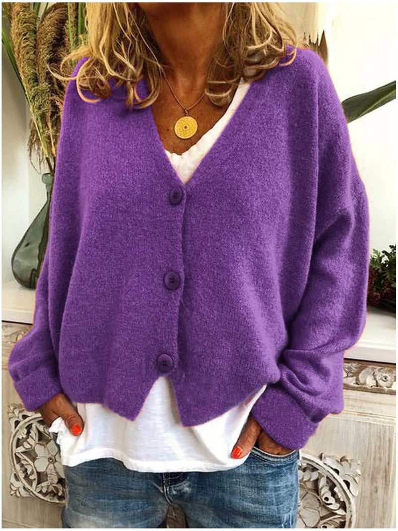 Livia | Women Longline Open Front Chunky Knit Cardigan Long Sleeve Minimal Design 10