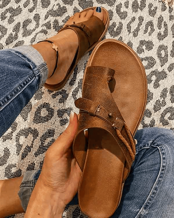 Luna | Womens Comfort Open Toe Slip On Minimalist Sandals with Lightweight Design and Everyday Support 1