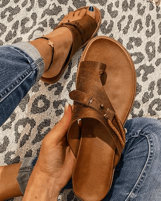 Luna | Womens Comfort Open Toe Slip On Minimalist Sandals with Lightweight Design and Everyday Support 1