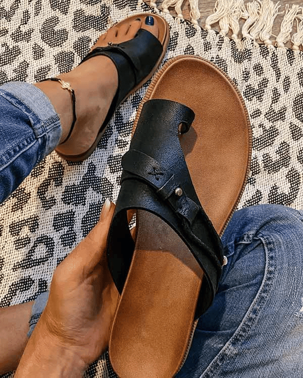 Luna | Womens Comfort Open Toe Slip On Minimalist Sandals with Lightweight Design and Everyday Support 2