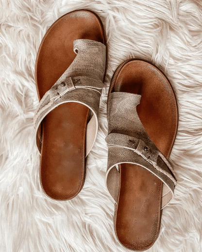 Luna | Womens Comfort Open Toe Slip On Minimalist Sandals with Lightweight Design and Everyday Support 4